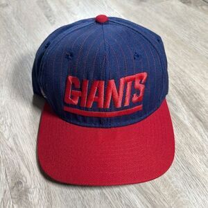 Vintage Sports Specialties New York Giants Hat Snapback‎ NFL Pinstripe Wool Cap